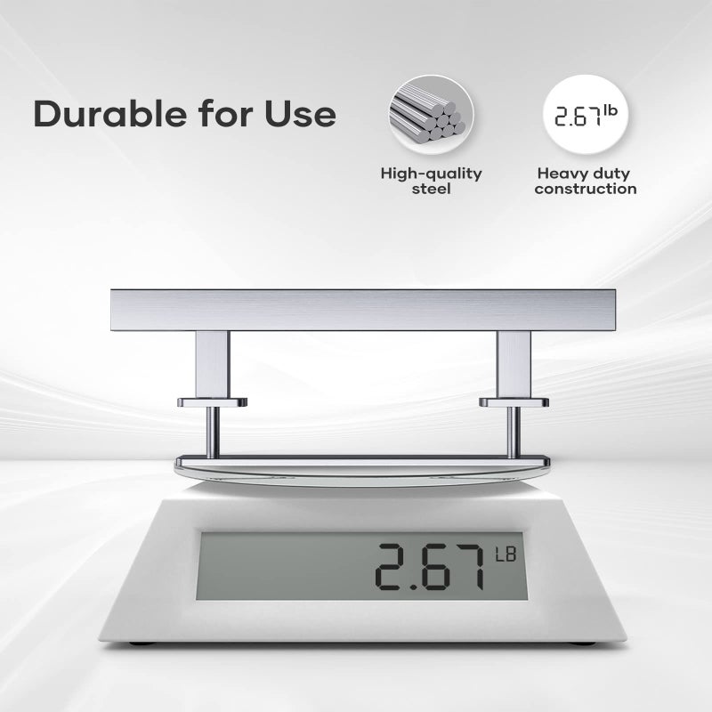 EaseLife 12"" Stainless Steel Sliding Barn Door Handles and Pulls Double Sided Hardware Set Heavy Duty Brushed Finish Anti-Rust Anti-Corrosion Easy Install - Image 4